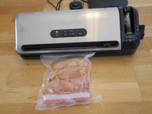 FoodSaver Stream med vakuumpackad kyckling